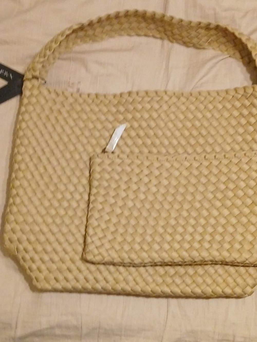 NAGHEDI Nomad Medium Hobo Bag in Camel
